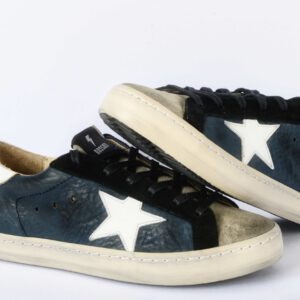 Blauwe sneakers met witte ster